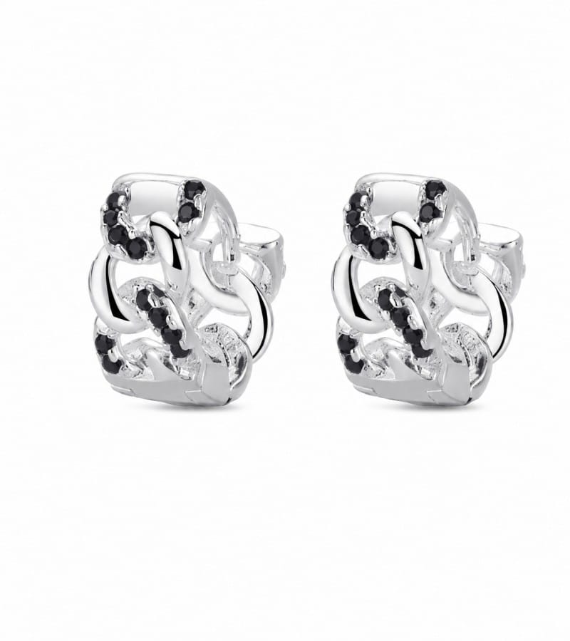 clean post earring for modern silver earrings collection E00102