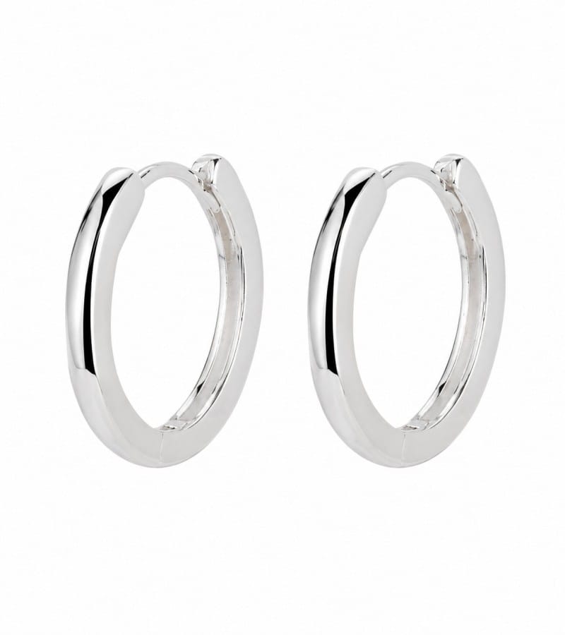 geometric silver earring for modern silver earrings collection E00114