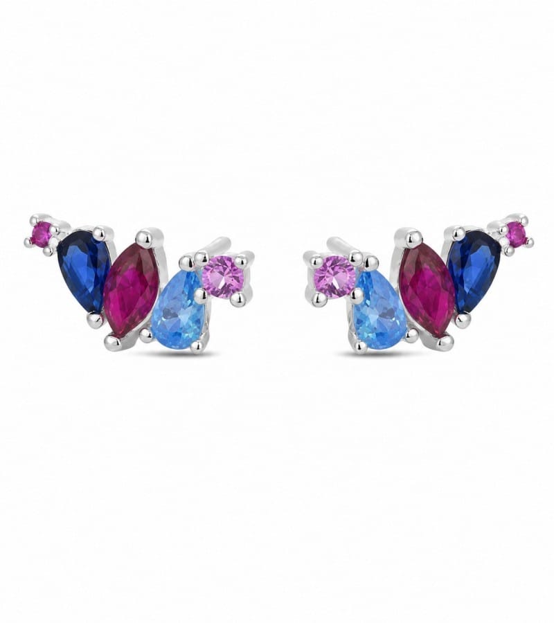 formal silver earring for statement earrings collection E00150