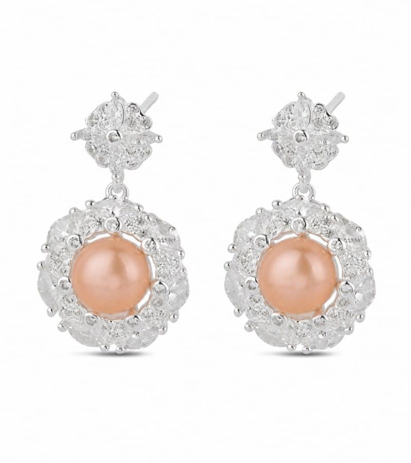 oversized silver style for statement earrings collection E00159