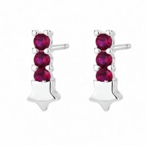 925 Sterling Silver Colored Stone Statement Earrings for Wholesale Buyers - E0018