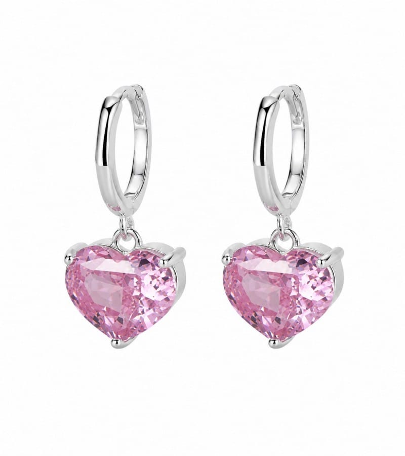 colored stone drop for sterling silver drop earrings collection E00187