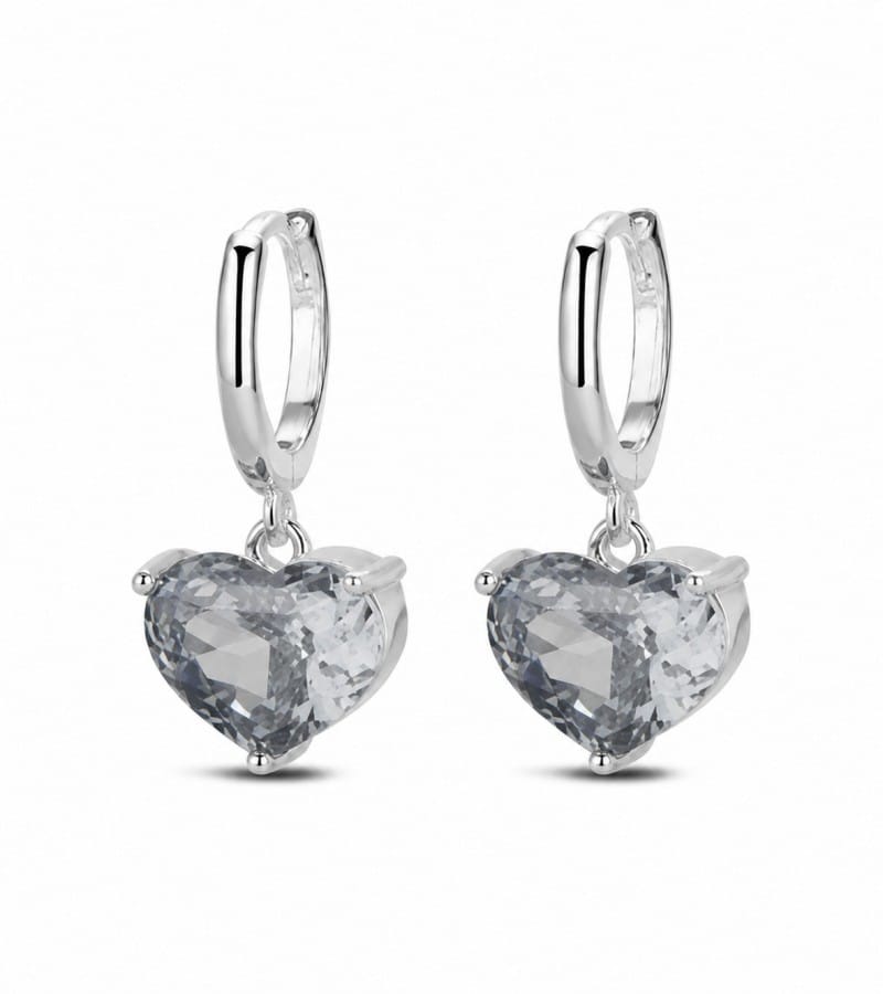 CZ teardrop earring for cubic zirconia drop earrings collection E00189