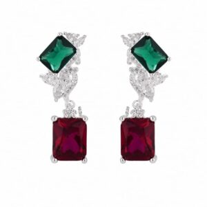 925 Sterling Silver Occasion Drop Earrings with Pearl and Crystal Detail for Wholesale Buyers - E00192