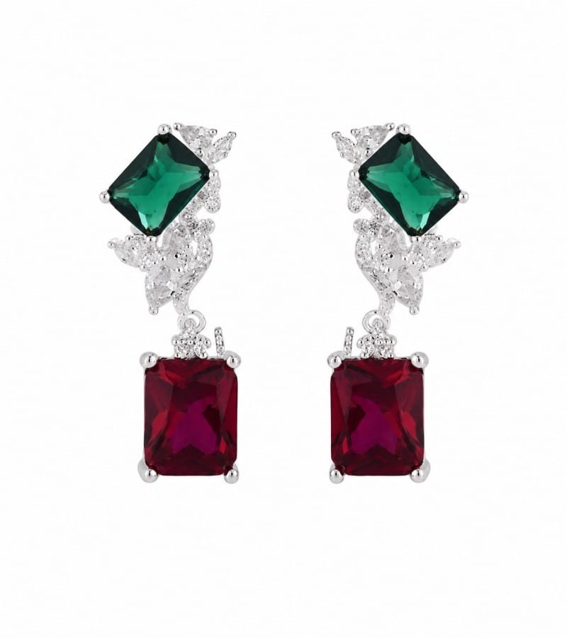 oversized silver style for statement earrings collection E00192