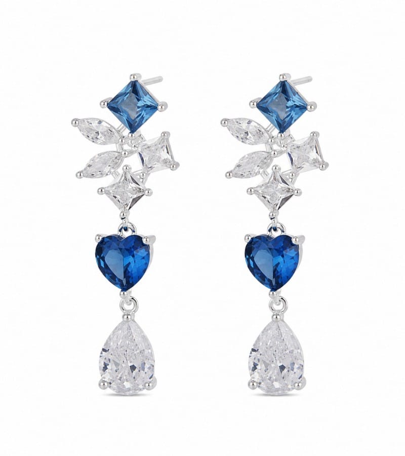 dressy CZ earring for statement earrings collection E00194