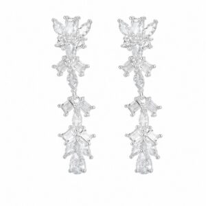 925 Sterling Silver Colorful Statement Chandelier Earrings for Wholesale Buyers - E00195