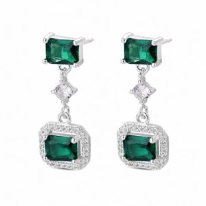 925 Sterling Silver Colorful Statement Chandelier Earrings for Wholesale Buyers - E00197