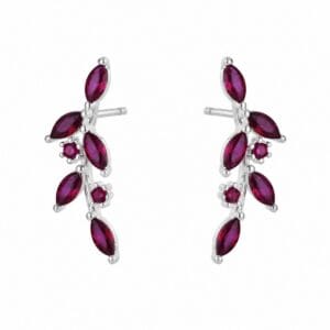 925 Sterling Silver Colored Stone Statement Earrings for Wholesale Buyers - E0020