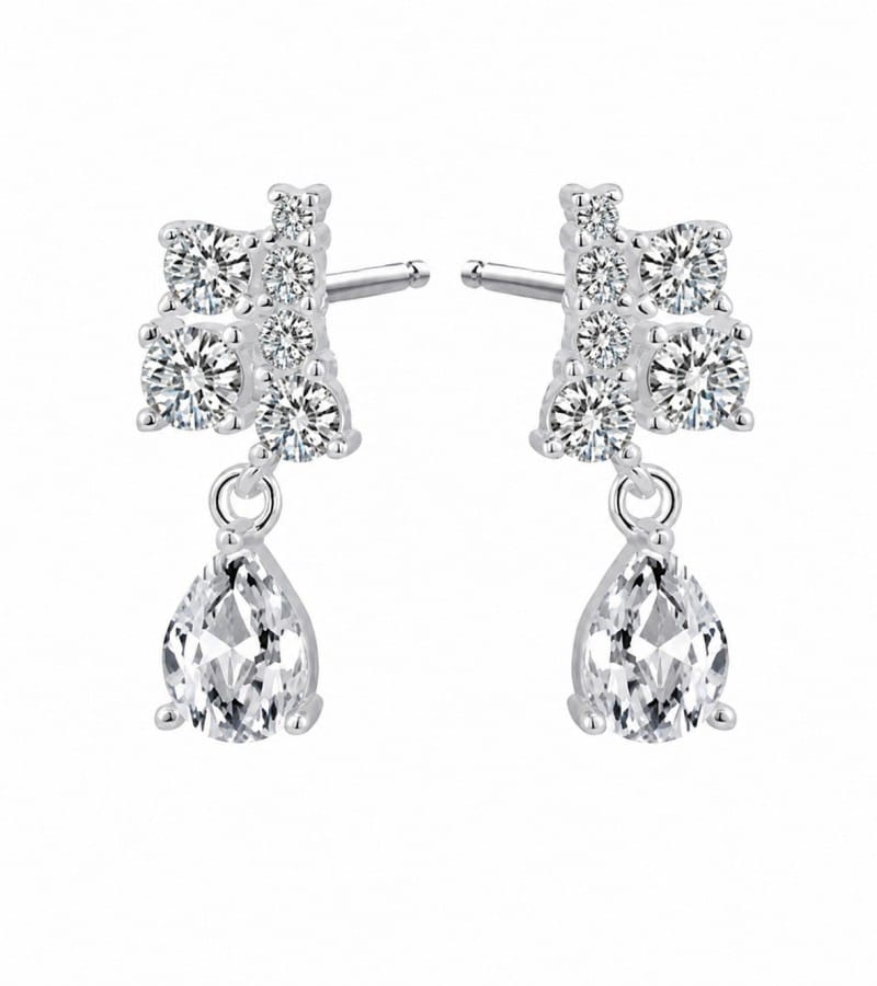 Crystal Drop Earrings for Bridal and Evening Lines wholesale earring style E00225