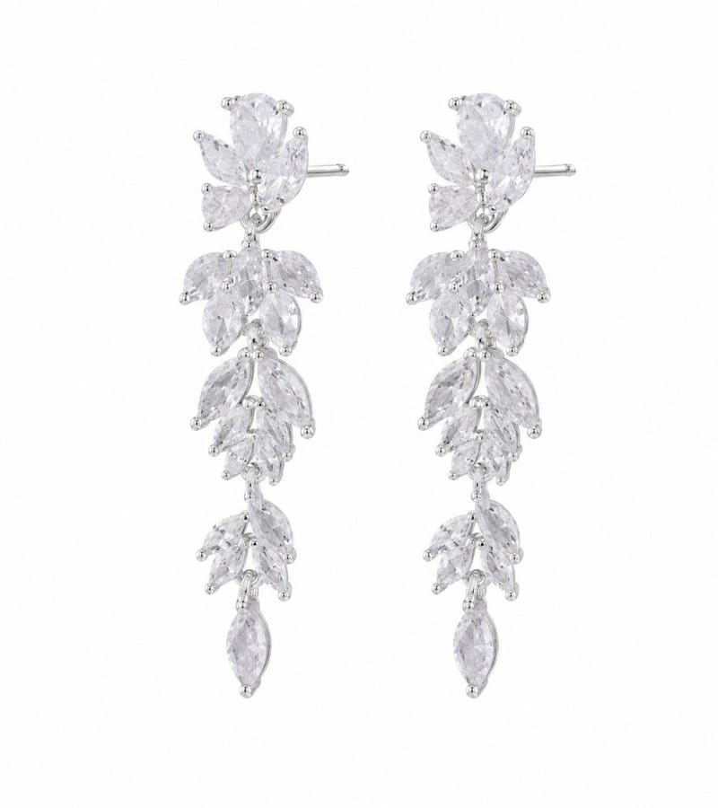 Crystal Drop Earrings for Bridal and Evening Lines wholesale earring style E00227