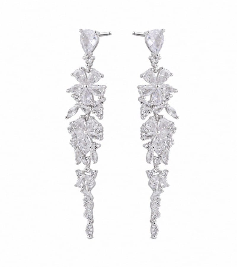 Crystal Drop Earrings for Bridal and Evening Lines wholesale earring style E00228