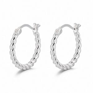 925 Sterling Silver Novelty Silver Earrings with Distinct Motif Detail for Wholesale Buyers - E00246