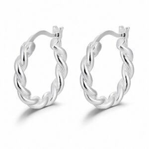 925 Sterling Silver Novelty Silver Earrings with Distinct Motif Detail for Wholesale Buyers - E00247