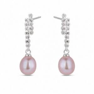 925 Sterling Silver Novelty Silver Earrings with Distinct Motif Detail for Wholesale Buyers - E00248
