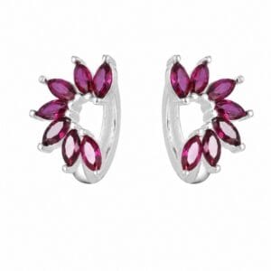 925 Sterling Silver Linear CZ Drop Earrings for Wholesale Buyers - E0025