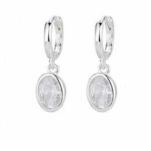 925 Sterling Silver Delicate Gemstone Drop Earrings for Wholesale Buyers - E0060