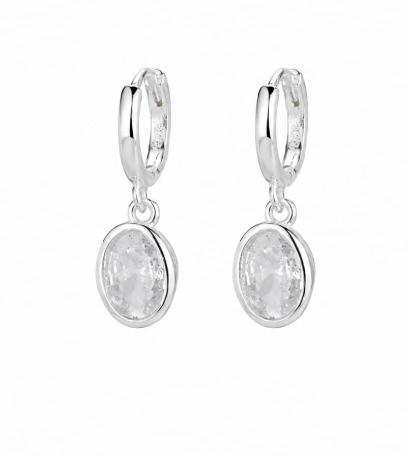 teardrop dangle for silver dangle earrings collection E0060