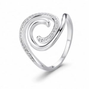 925 Silver Swirl Open Ring Wholesale