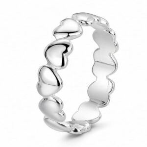 925 Silver Wavy Edge Band Ring Wholesale