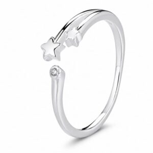 925 Silver Star Open Ring Wholesale