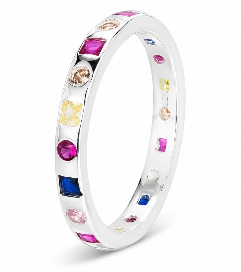 multicolor dot band ring wholesale