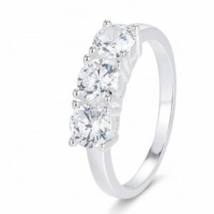 925 Silver Three Stone Marquise Ring Wholesale