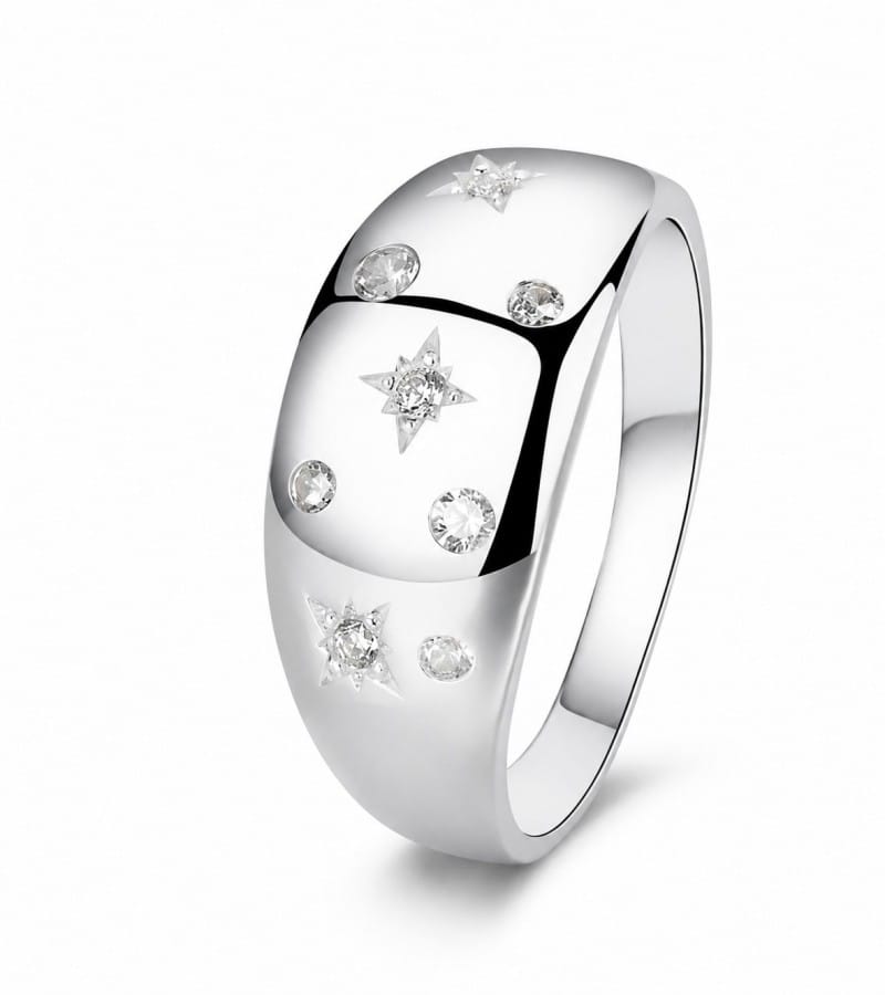 star motif signet ring wholesale