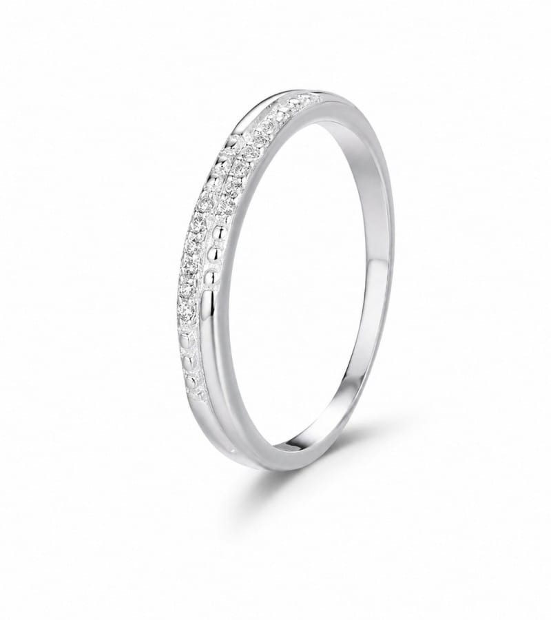 thin pave band ring wholesale