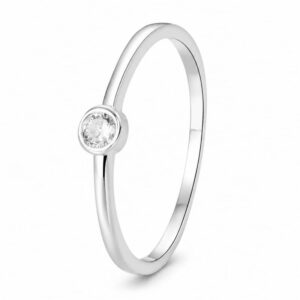 925 Silver Single Round Bezel Ring Wholesale
