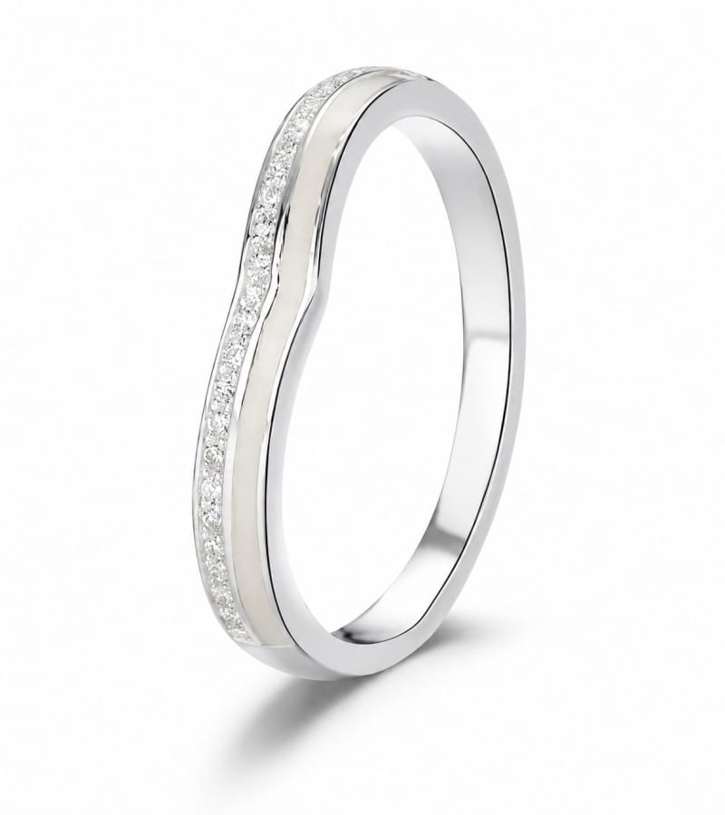 slim pave band ring wholesale