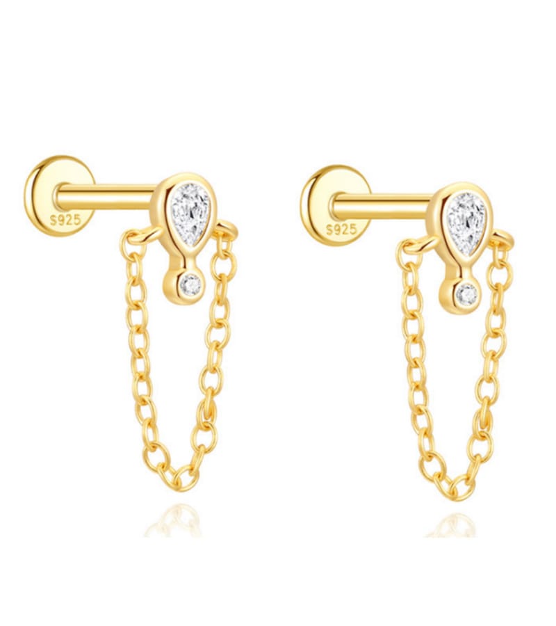 Cubic Zirconia Drop Earrings for Jewelry Brands