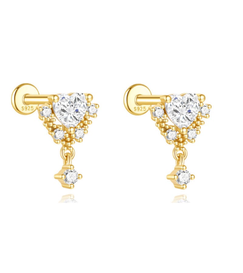 Cubic Zirconia Dangle Earrings Supplier Style