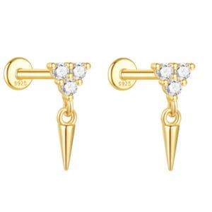 Zirconia Drop Earrings - E00293