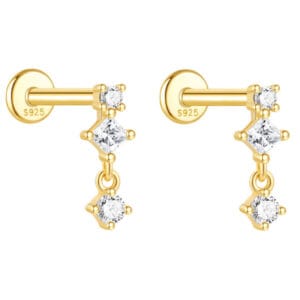 Drop Earrings Silver for Jewelry Brands - E00308