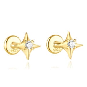 Stud Earrings Silver Wholesale - E00331