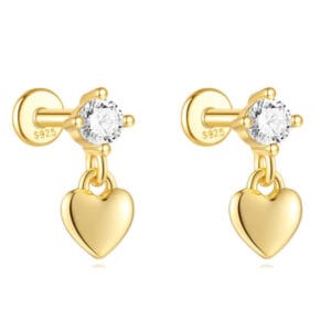 Custom 925 Silver Sterling Silver Stud Earrings Set - E00333