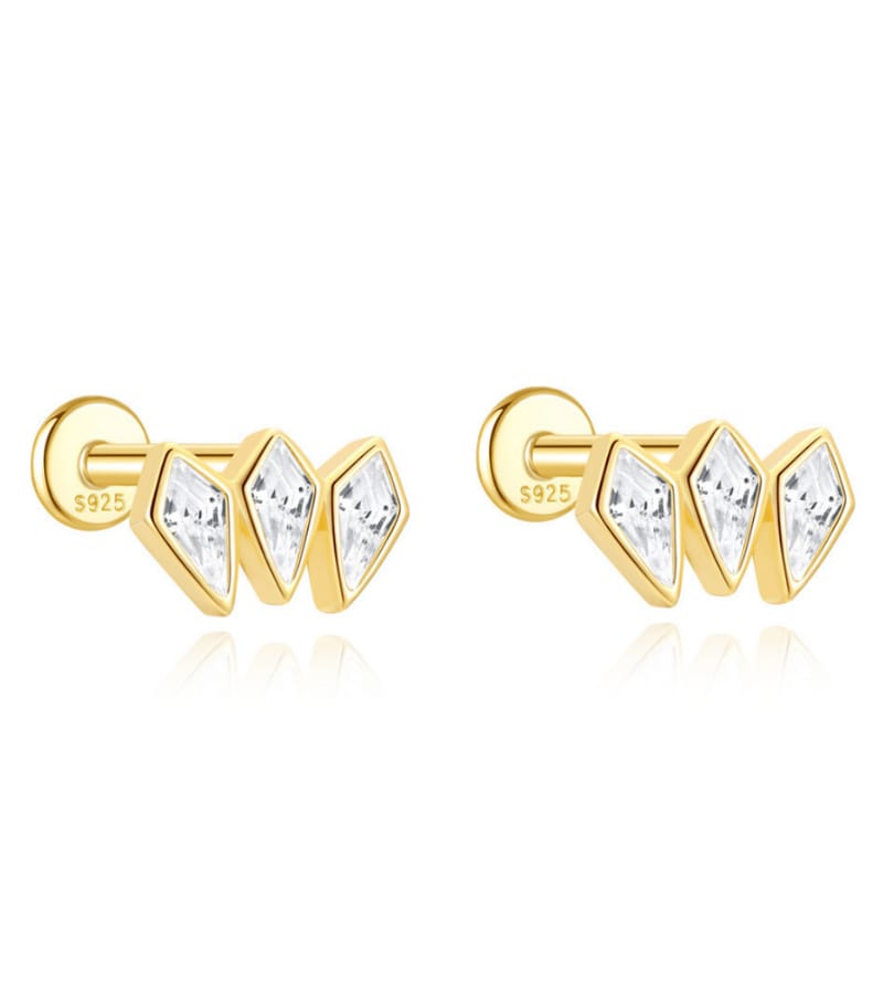 Custom 925 Silver Sterling Silver Ball Stud Earrings