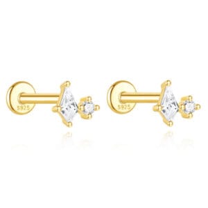 Silver Ball Stud Earrings Supplier Style - E00340