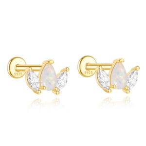 Opal Earrings Dangle for Jewelry Brands - E00344