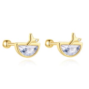 925 Silver Stud Earrings - E00347