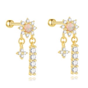 Opal Dangle Earrings for Jewelry Brands - E00350