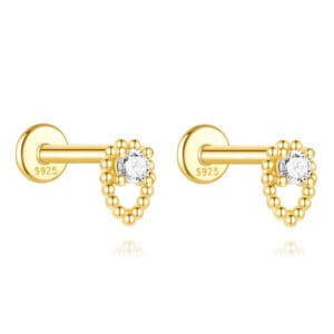 Stud Earrings Sterling Silver Wholesale - E00361