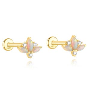 Earrings Opal Studs Supplier Style - E00364