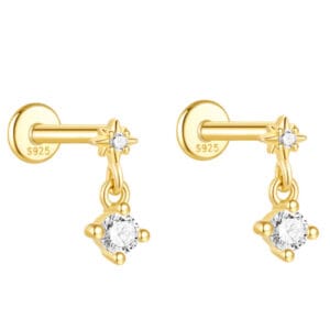 Silver Tear Drop Earrings Supplier Style - E00370