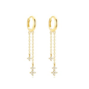Sterling Silver Earrings Dangle Supplier Style - E00406