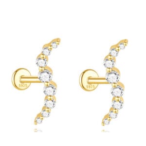 Very Small Silver Stud Earrings for Jewelry Brands - E00419