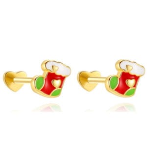 Enamel Stud Earrings - E00423