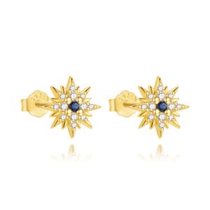 Sterling Silver Pearl Stud Earrings - E00435