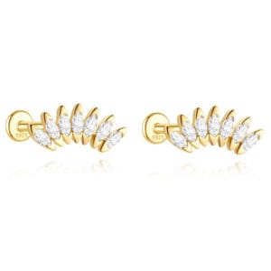 925 Silver Hypoallergenic Silver Stud Earrings - E00442